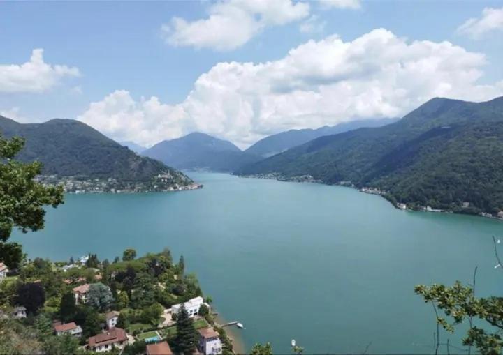 Rifugio Sul Lago Di Lugano A Porto Ceresio Eksteriør bilde